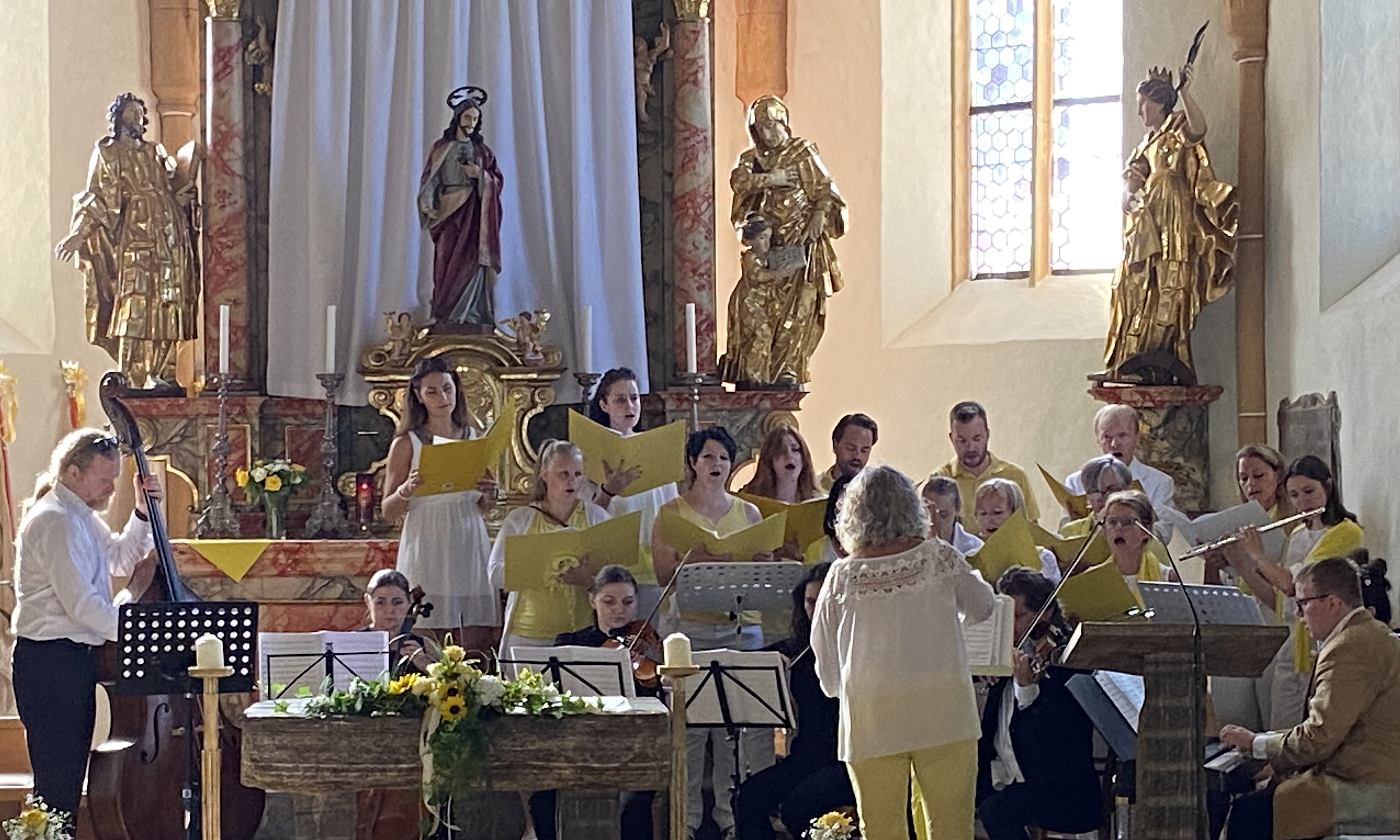 Seit 20 Jahren musiziert der Chorus Paradisi aus St. Margarethen als Kirchenchor zur Ehre Gottes und feierte sein Jubiläum mit einer anspruchsvollen Dankesmesse.